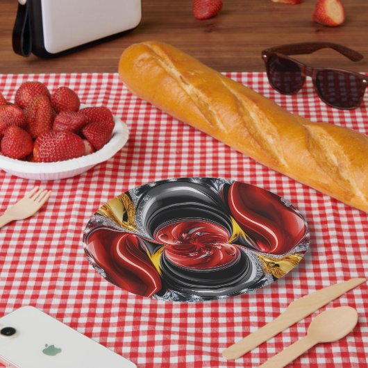 Papier bord met Duitse kleuren Design (Picknick)