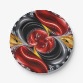 Papier bord met Duitse kleuren Design (Voorkant)