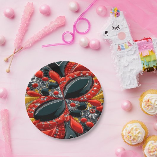 Papier bord met Duitsland Kleuren Ontwerp (Feest)