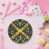 Papier bord met Jamaicaanse kleuren Design (Feest)