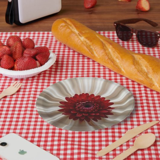 Papier bord met Japanase Kleuren Ontwerp (Picknick)