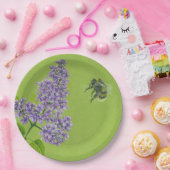 Papier Bord met lila en hommel (Feest)