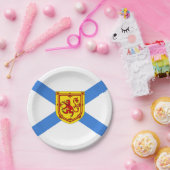 Papier bord onder de vlag van Nova Scotia (Feest)