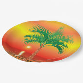 Papier bord palmboom (Gekanteld)