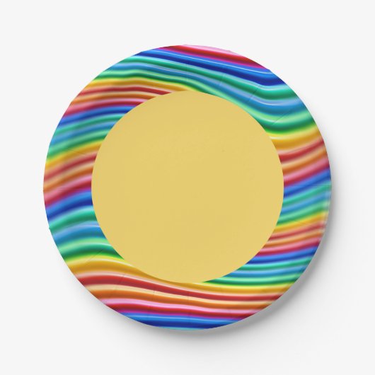 Papier bord Rainbow Pride ring (Voorkant)