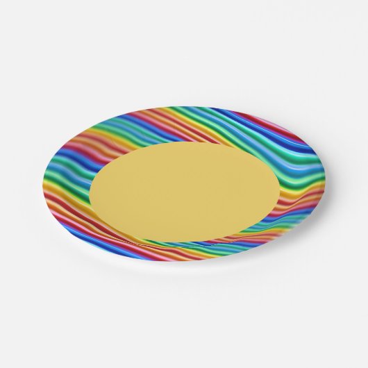 Papier bord Rainbow Pride ring (Gekanteld)