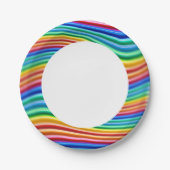 Papier bord Rainbow Pride ring (Voorkant)