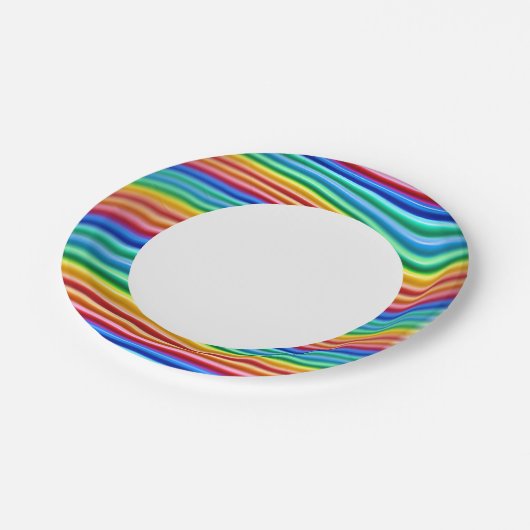 Papier bord Rainbow Pride ring (Gekanteld)