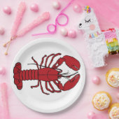 Papier bord retro-kreeft (Feest)