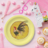 Papier Bord - Rooster en zon (Feest)