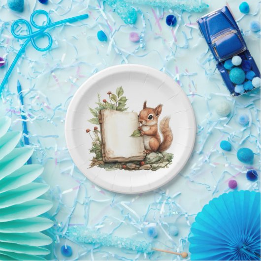 Papier Bord Rustiek Herfst Baby shower Borden (Feest)