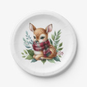 Papier Bord Rustiek Herfst Baby shower Borden (Voorkant)