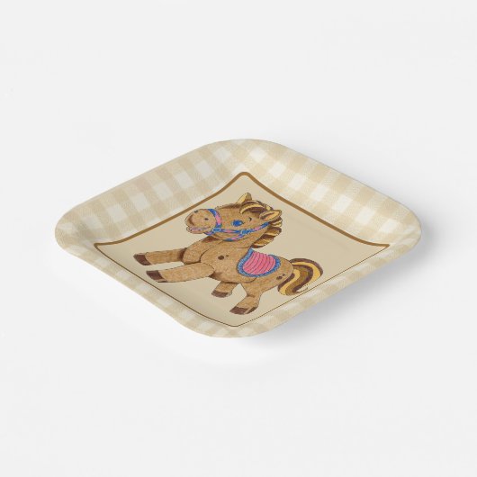 Papier Bord Speelgoed Horse (Gebogen)