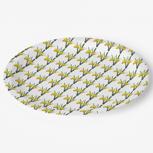 Papier Bord - Veld van narcissen (Gekanteld)