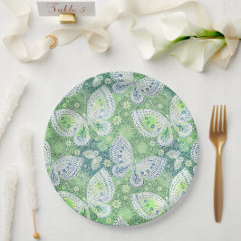 Papier Bord vlinder bruiloft/douche