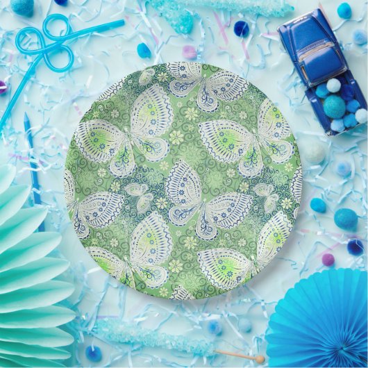 Papier Bord vlinder bruiloft/douche (Feest)