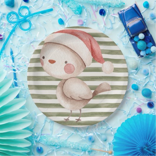 Papier Bord w / Christmas Birdie (Feest)