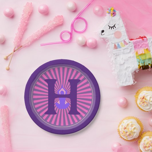 Papier Bord Yoga Zen - Gepersonaliseerd Initiaal t (Feest)