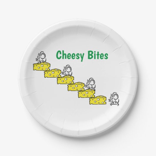 Papier Borden, muizenkaas Borden Papieren Bordje (Voorkant)