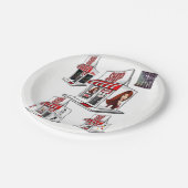 Papier borden Salon Papieren Bordje (Gekanteld)