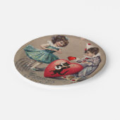 Papier borden Valentijnsdag, Papieren Bordje (Gekanteld)