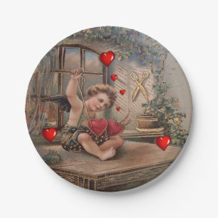 Papier borden Valentijnsdag,  Papieren Bordje