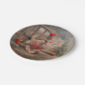 Papier borden Valentijnsdag,  Papieren Bordje (Gekanteld)