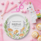 Papier Borden Wildflower Vrijgezellenfeest Papieren Bordje (Feest)