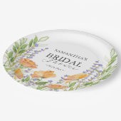 Papier Borden Wildflower Vrijgezellenfeest Papieren Bordje (Gekanteld)