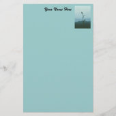 Papier - Bovenkant wereld (blauw) (Voorkant)