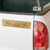  papier Bride Groom Wedding eens per keer Bumpersticker (Op Truck)