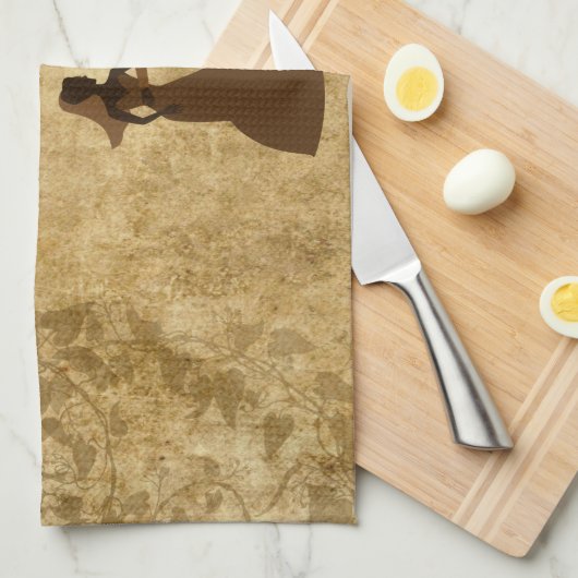  papier Bride Groom Wedding eens per keer Theedoek (Quarter Fold)