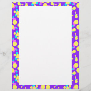 Papier/briefhoofd met vuurvaste rand