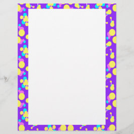 Papier/briefhoofd met vuurvaste rand