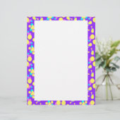 Papier/briefhoofd met vuurvaste rand (Staand voorkant)