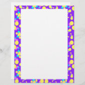 Papier/briefhoofd met vuurvaste rand (Voorkant / Achterkant)