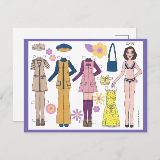 Papier Briefkaart (Voorkant / Achterkant)