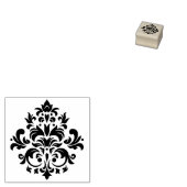 Papier Bron Barok  Damask Flourish Rubberstempel (Gestempeld)
