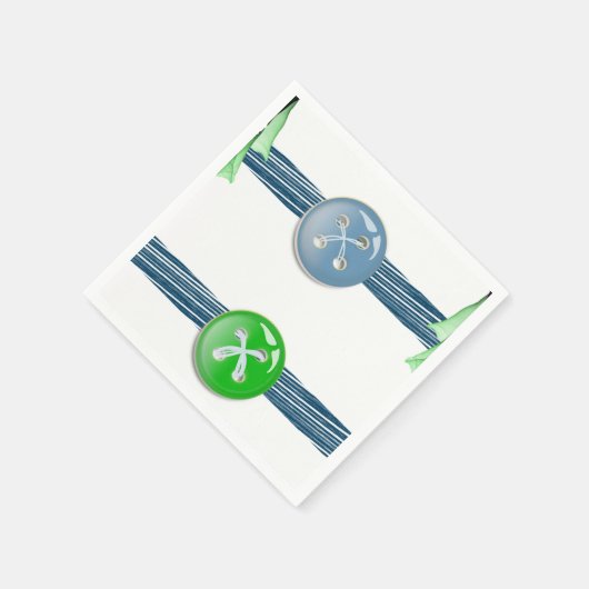 Papier-Button Napkins Servet (Hoek)