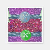 Papier-Button Napkins Servet (Voorkant)