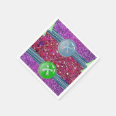 Papier-Button Napkins Servet (Hoek)