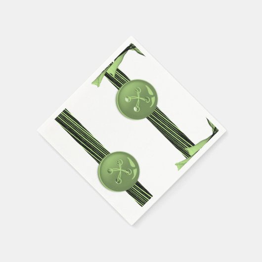 Papier-Button Napkins Servet (Hoek)