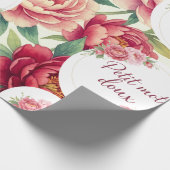 Papier cadeau floral Petit mot doux (Hoek)