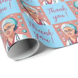 Papier Cadeau infirmière remerciement