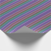 Papier Cadeau-kleurpastelregels 4 (Hoek)