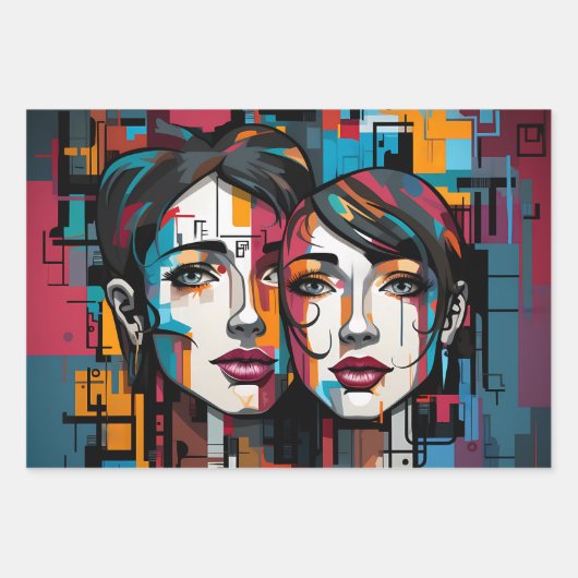 Papier Cadeau LGBTQ Inpakpapier Vel (Voorkant)