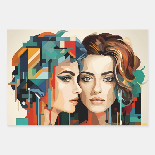 Papier Cadeau LGBTQ Inpakpapier Vel (Voorkant)