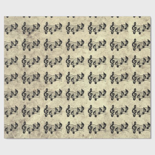 Papier cadeau - Wrapped in Music (Vlak)