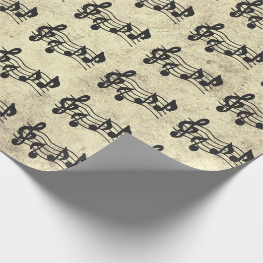 Papier cadeau - Wrapped in Music (Hoek)