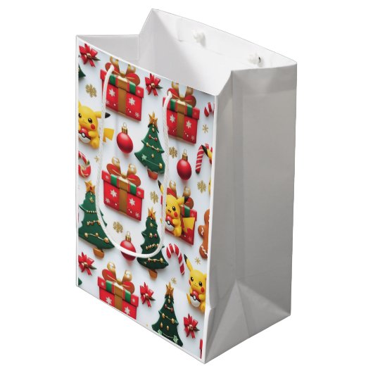 papier cadeaux Pokémon Medium Cadeauzakje (Voorkant Gekanteld)